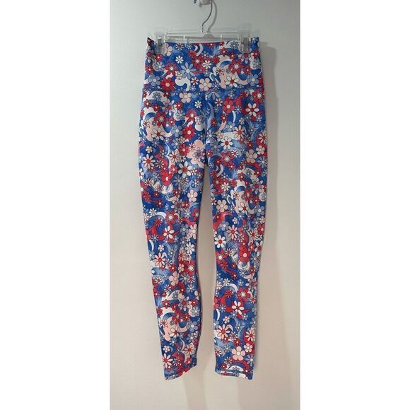 Fabletics women’s floral leggings size small #38-0974 - Picture 1 of 5
